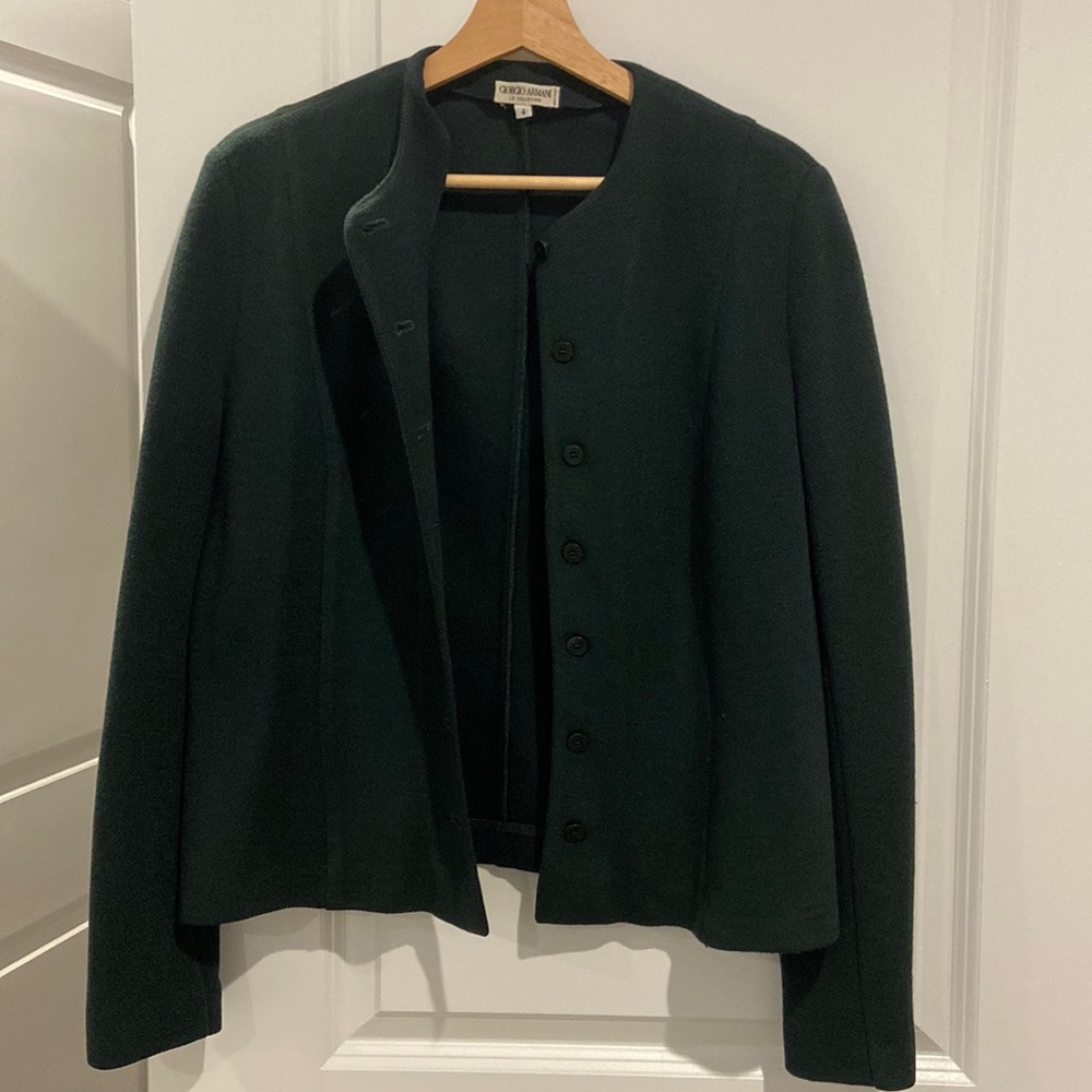 Excellent condition vintage Giorgio Armani green blazer